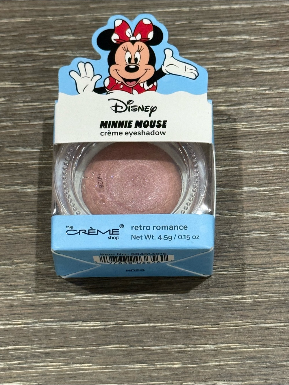 NWT The Creme shop Disney Minnie Mouse Crème Eyeshadow - Retro Romance